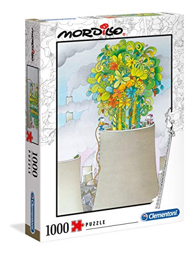 Clementoni 39535 Mordillo Das Heilmittel – Puzzle 1000 Teile, Geschicklichkeitsspiel für die ganze Familie, buntes Legespiel, Erwachsenenpuzzle ab 14 Jahren von Clementoni