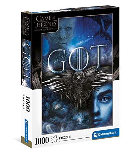 Clementoni - 39589 - puzzle Game of Thrones - puzzle 1000 Teile Panorama - Legespiel Puzzle, Geschicklichkeitsspiel für die ganze Familie, Erwachsenenpuzzle ab 10 Jahren, puzzle erwachsene, Mehrfarbig von Clementoni