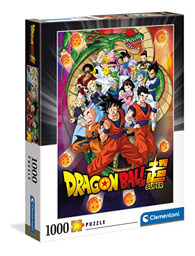 Clementoni 39600 Dragon Ball – Puzzle 1000 Teile, buntes Geschicklichkeitsspiel für die ganze Familie, Erwachsenenpuzzle ab 9 Jahren von Clementoni