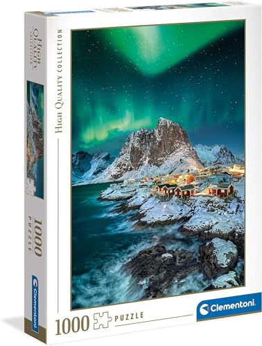 Clementoni 39601 Lofoten Islands – Puzzle 1000 Teile, Geschicklichkeitsspiel für die ganze Familie, buntes Legespiel, Erwachsenenpuzzle ab 14 Jahren von Clementoni