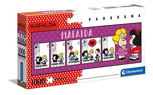 Clementoni - 39630 - Puzzle Mafalda - 1000 Teile Für Erwachsene Und Kinder Ab 10 Jahre, Geschicklichkeitsspiel Für Die Ganze Familie von Clementoni