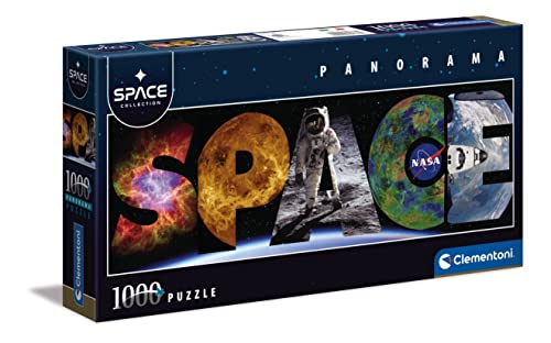 Clementoni - 39638 - Space Collection Panorama - Puzzle 1000 Teile - Made in Italy, Legespiel Puzzle, Geschicklichkeitsspiel für die ganze Familie, Erwachsenenpuzzle ab 10 Jahren, Puzzle Erwachsene von Clementoni