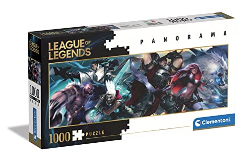 Clementoni - 39670 - Puzzle League of Legends - Puzzle 1000 Teile ab 14 Jahren, Erwachsenenpuzzle mit Wimmelbild, Geschicklichkeitsspiel für die ganze Familie von Clementoni