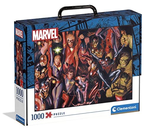 Clementoni - 39675 - Puzzle Marvel Avengers, Puzzle 1000 Teile Für Erwachsene Und Kinder 10 Jahren, Geschicklichkeitsspiel Für Die Ganze Familie von Clementoni