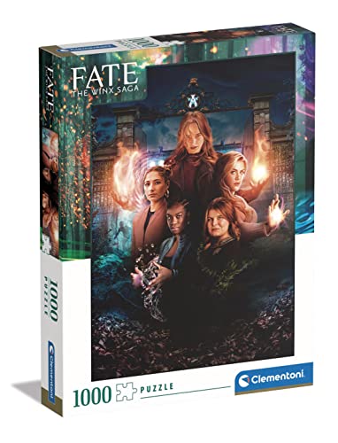 Clementoni - 39688 - Puzzle Fate The Winx Saga - 1000 Teile Für Erwachsene Und Kinder Ab 10 Jahre, Geschicklichkeitsspiel Für Die Ganze Familie von Clementoni