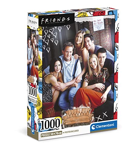 Clementoni - Friends Puzzle-Friends-1000 Teile für Erwachsene, berühmte Filme, Made in Italy, Mehrfarbig, 39711 von Clementoni