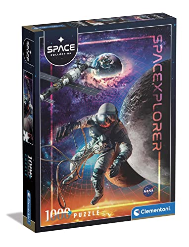 Clementoni - 39717 - Space Collection - Space Explorer, Puzzle 1000 Teile Für Erwachsene Und Kinder 10 Jahren, Geschicklichkeitsspiel Für Die Ganze Familie von Clementoni