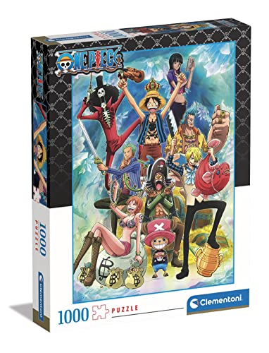 Clementoni One Piece Film Red Puzzle 1000 Teile - Legespiel für Manga & Anime Fans - für Erwachsene und Kinder ab 9 Jahren, 39725 von Clementoni