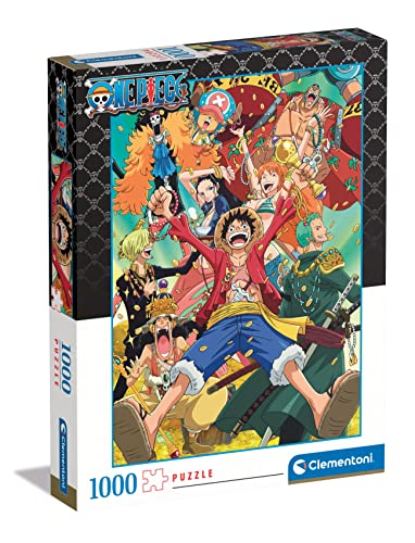 Clementoni One Piece Film Red Puzzle 1000 Teile - Legespiel für Manga & Anime Fans - für Erwachsene und Kinder ab 9 Jahren, 39726 von Clementoni