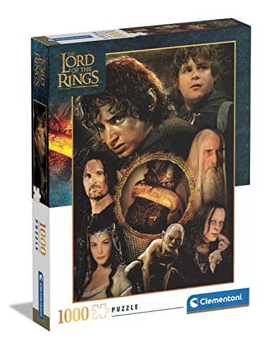 Clementoni - 39737 - Puzzle The Lord of The Rings, Puzzle 1000 Teile Für Erwachsene Und Kinder 10 Jahren, Geschicklichkeitsspiel Für Die Ganze Familie von Clementoni