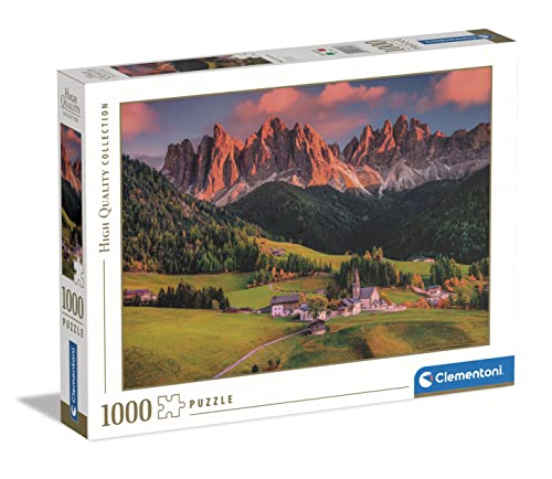 Clementoni - 39743 Collection - Magical Dolomites, Puzzle 1000 Teile Für Erwachsene Und Kinder 10 Jahren, Geschicklichkeitsspiel Für Die Ganze Familie von Clementoni