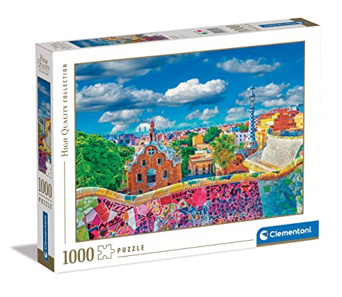 Clementoni - 39744 Collection - Park Güell, Barcelona, Puzzle 1000 Teile Für Erwachsene Und Kinder 10 Jahren, Geschicklichkeitsspiel Für Die Ganze Familie von Clementoni