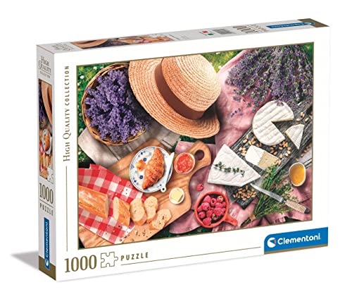 Clementoni 39745 Italien Collection-A Taste of Provence, Puzzle 1000 Teile Für Erwachsene Und Kinder 10 Jahren, Geschicklichkeitsspiel Für Die Ganze Familie, Mehrfarbig von Clementoni