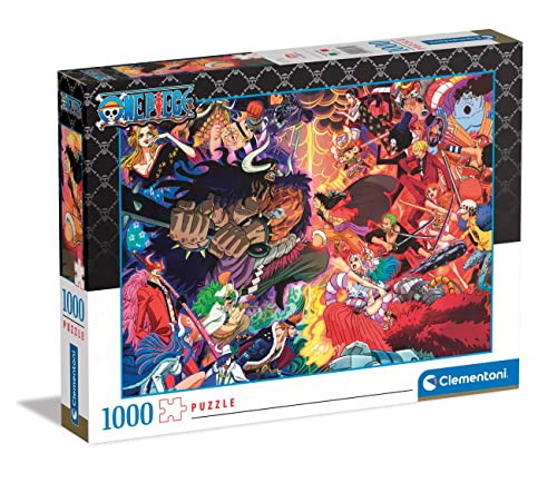 Clementoni One Piece Film Red Puzzle 1000 Teile - Legespiel für Manga & Anime Fans - für Erwachsene und Kinder ab 9 Jahren, 39751 von Clementoni