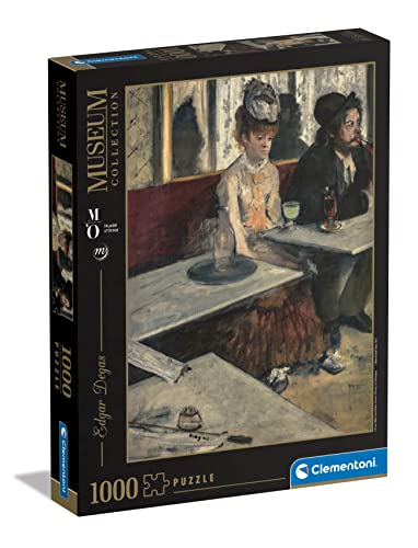 Clementoni - 39761 - Museum Collection - Degas, Dans Un Café, Puzzle 1000 Teile Für Erwachsene Und Kinder 10 Jahren, Geschicklichkeitsspiel Für Die Ganze Familie von Clementoni