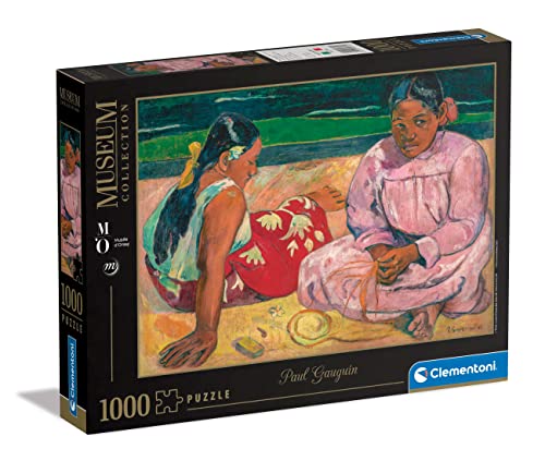 Clementoni - 39762 - Museum Collection - Gauguin, Femmes De Tahiti, Puzzle 1000 Teile Für Erwachsene Und Kinder 10 Jahren, Geschicklichkeitsspiel Für Die Ganze Familie von Clementoni