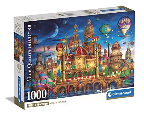 Clementoni 39778 Collection – Downtown – 1000 Teile – Puzzle für Erwachsene, hergestellt in Italien, Mehrfarbig von Clementoni