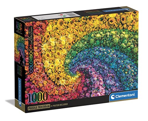 Clementoni 39779 ColorBoom Collection – Whirl – 1000 Teile Erwachsene, Farben, Puzzle Gradient, Made in Italy, Mehrfarbig von Clementoni