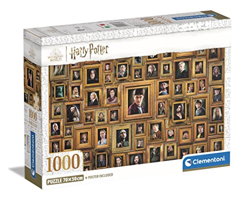 Clementoni 39786 Impossible Harry Potter – 1000 Teile Erwachsene, schwieriges Puzzle, unmöglich, Made in Italy, Mehrfarbig von Clementoni