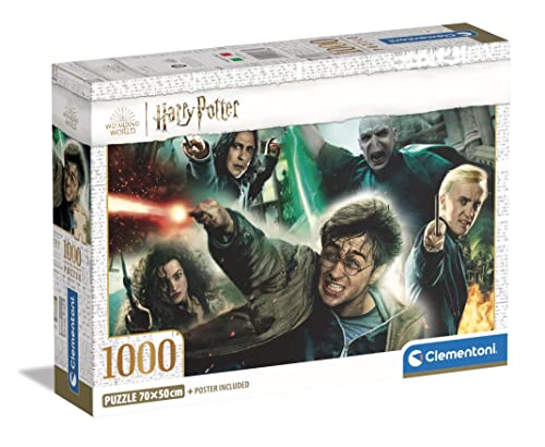 Clementoni 39788 Harry Potter Potter-1000 Teile-Puzzle für Erwachsene, hergestellt in Italien, Mehrfarbig von Clementoni