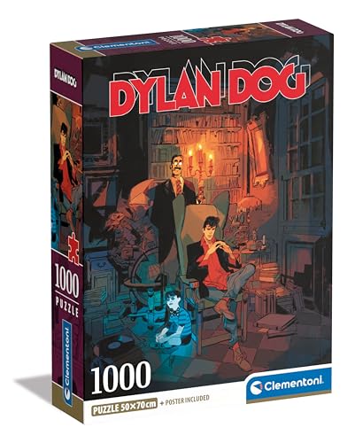 Clementoni Dylan Dog Puzzle 1000 Teile Erwachsene - Puzzle Erwachsene in 70 x 50 cm - Puzzle Erwachsene anspruchsvoll von Clementoni 39817 von Clementoni