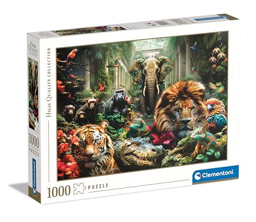 Clementoni Mystic Jungle Puzzle 1000 Teile Erwachsene - Tier Puzzle Erwachsene in 70 x 50 cm - Puzzle Erwachsene anspruchsvoll von Clementoni 39824 von Clementoni