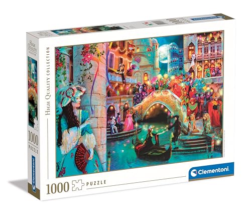 Clementoni Carnival Moon Puzzle 1000 Teile Erwachsene - Karneval Puzzle Erwachsene in 70 x 50 cm - Puzzle Erwachsene anspruchsvoll von Clementoni 39827 von Clementoni