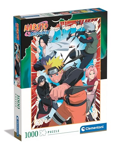 Clementoni Naruto Puzzle 1000 Teile Erwachsene - Anime Puzzle Erwachsene in 70 x 50 cm - Puzzle Erwachsene anspruchsvoll von Clementoni 39833 von Clementoni