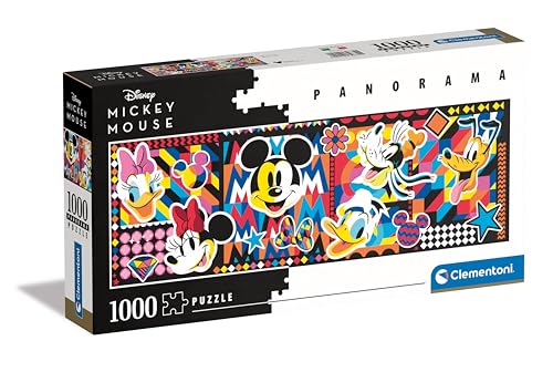 Clementoni 39835 Disney Classics, Panorama, 1000 Teile Puzzle, für Erwachsene, Hergestellt in Italien, Multicolor-39835, Multicolor von Clementoni