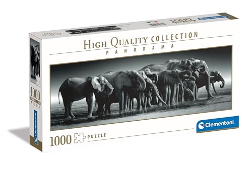 Clementoni Herd of Giants Puzzle 1000 Teile Erwachsene - Elefanten Puzzle Erwachsene in 70 x 50 cm - Puzzle Erwachsene anspruchsvoll von Clementoni 39836 von Clementoni