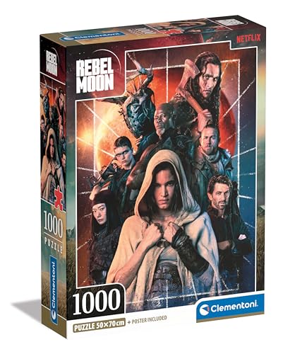 Clementoni Netflix Rebel Moon Puzzle 1000 Teile Erwachsene - Puzzle Erwachsene in 70 x 50 cm - Puzzle Erwachsene anspruchsvoll von Clementoni 39864 von Clementoni