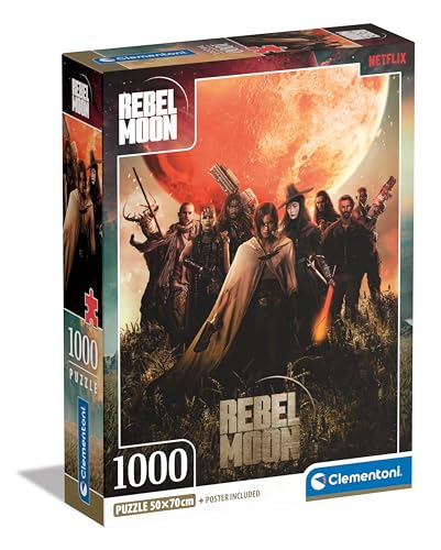 Clementoni Netflix Rebel Moon Puzzle 1000 Teile Erwachsene - Puzzle Erwachsene in 70 x 50 cm - Puzzle Erwachsene anspruchsvoll von Clementoni 39865 von Clementoni