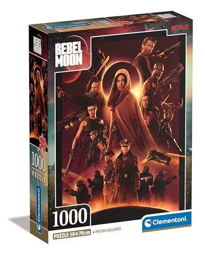 Clementoni Netflix Rebel Moon Puzzle 1000 Teile Erwachsene - Puzzle Erwachsene in 70 x 50 cm - Puzzle Erwachsene anspruchsvoll von Clementoni 39866 von Clementoni