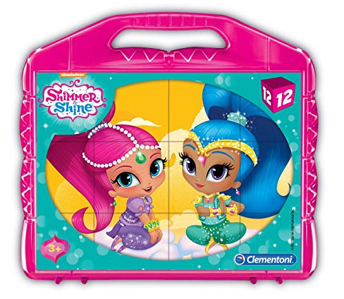 Clementoni 41187 "Shimmer und Shine - Baby Würfelpuzzle, 12 Teile von Clementoni