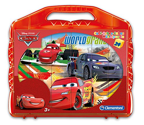 Clementoni 42447.4 - Würfelpuzzle Cars, 24-er Pack von Clementoni