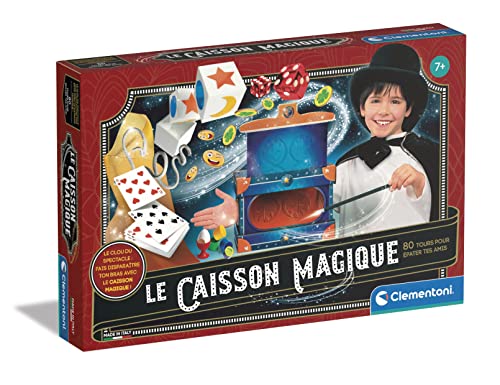 Clementoni 52577 52577-Der Zauberkasten-Zauberspiel-französische Version-ab 7 Jahren-Made in Italy, Mehrfarbig von Clementoni