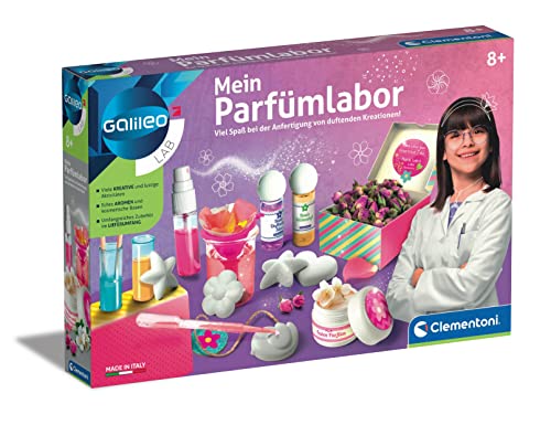 Clementoni Galileo Lab – Mein Parfümlabor, wohlriechende Düfte und Parfüms, spannender Experimentierkasten für Zuhause, Spielzeug für Kinder ab 8 Jahren von Clementoni 59070 von Clementoni