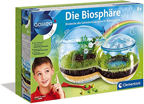 Clementoni Galileo Lab – Die Biosphäre, Experimentierkasten für kleine Hobby-Gärtner, Botanik und Biologie für Kinder ab 8 Jahren, spannendes Modell für Zuhause von Clementoni 59119 von Clementoni