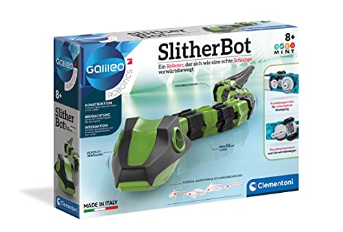 Clementoni Galileo Robotics SlitherBot - Wissenschaft & Roboter Spielzeug - mechanisches Spielen in Form Einer Schlange - Robotik Set für Kinder ab 8 Jahren 59212 von Clementoni