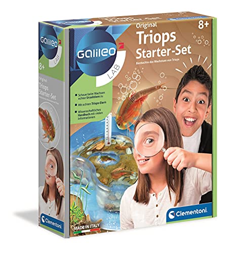 Clementoni Galileo Lab Original Triops Starter-Set - Züchten & Beobachten von Urzeitkrebsen - Experimentierkasten für Kinder ab 8 Jahren - Biologie Spielzeug von Clementoni 59259 von Clementoni