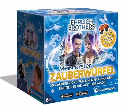 Clementoni Ehrlich Brothers Mein erster Zauberwürfel - Equipment für Zaubertricks - Zauberbox als Einstieg in die Magie - Zauberkasten für Kinder ab 6 Jahren 59408 von Clementoni