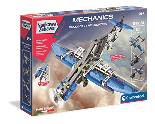 Clementoni 60950 Labor Mechanik Flugzeuge und Hubschrauber Pädagogikblöcke Set für Kinder ab 8 Jahren Version Polen Clementoni 60950 Labor Mechanik Flugzeuge und Hubschrauber Pädagogikblöcke Set für Kinder ab 8 Jahren Version Polen von Clementoni