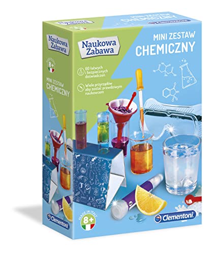 Clementoni - 60952 - Wissenschaftlicher Spaß Lab Mini Chemische Set für Kinder ab 8 Jahren Polen Version Clementoni - 60952 - Wissenschaftlicher Spaß Lab Mini Chemische Set für Kinder ab 8 Jahren Polen Version von Clementoni