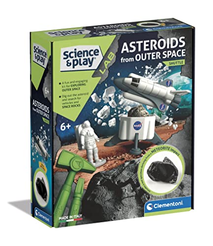 Clementoni 61350 - NASA Asteroids aus dem Weltall (Shuttle) Spielzeug für Kinder ab 6 Jahren von Clementoni