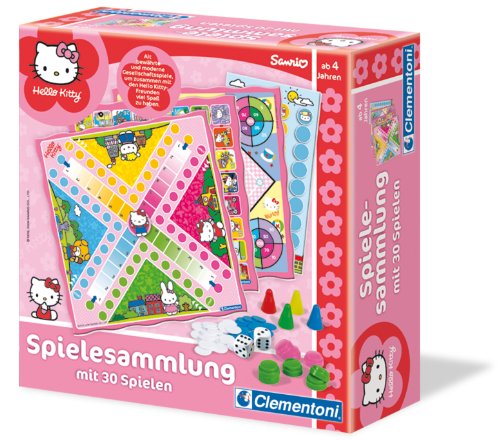 Clementoni 69744.1 - Hello Kitty - Spielesammlung - 30 Spielvarianten von Clementoni