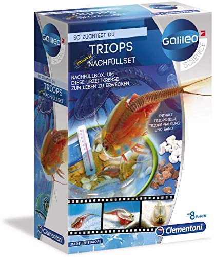 Clementoni 69780 - Galileo Original Triops Nachfüllset von Clementoni