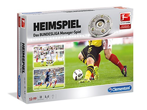 Clementoni 69800.4 - Heimspiel-Das große Bundesliga Manager-Spiel, Brettspiel von Clementoni