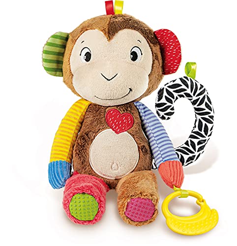 Clementoni - AFFE singt, Spiel, interaktives Lernen in Italienisch, elektronisches Spiel für Kinder 3 Monate, pädagogisches Plüschtier 100% waschbar, Mehrfarbig, 17673 Clementoni - AFFE singt, Spiel, interaktives Lernen in Italienisch, elektronisches Spiel für Kinder 3 Monate, pädagogisches Plüschtier 100% waschbar, Mehrfarbig, 17673 von Clementoni