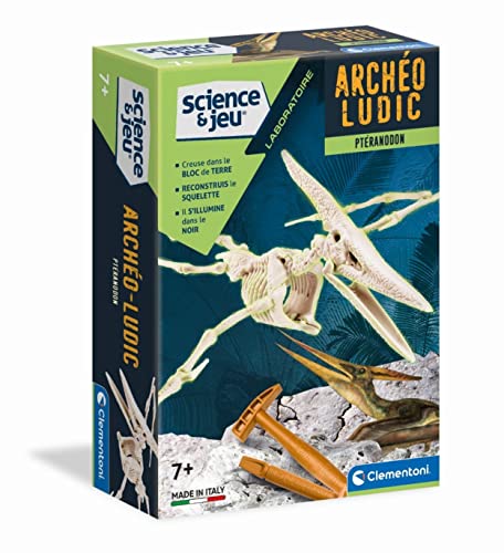 Clementoni 52349 Archéo Ludic – Pteranodon, Mehrfarbig, 17 x 6 x 21cm von Clementoni