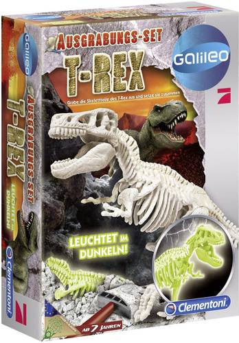 Clementoni Ausgr. Galileo T-Rex Glow in the dark 69404.4 von Clementoni